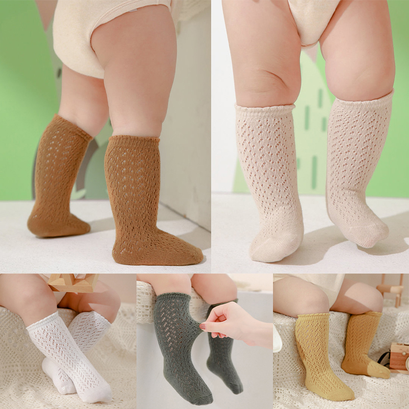 Baby Sock Oximeter - جوارب شبكية محبوكة للأميرات الصغيرات من