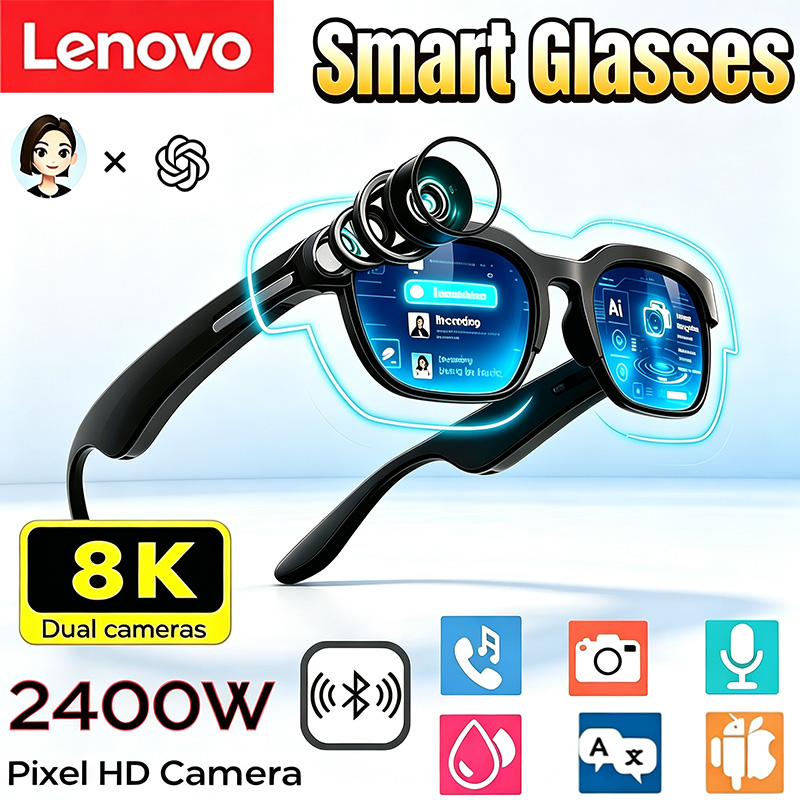 نظارات لينوفو الذكية، كاميرا 2 - مراجعة Smart Glasses Lens وسعره